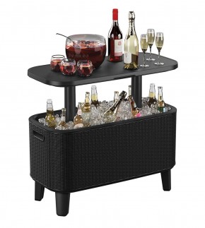 Стол Беви Бар (Bevy Bar Large Cool Bar), графит в Верхней Салде - verhnyaya-salda.mebel24.online | фото 3