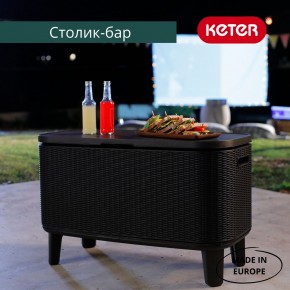 Стол Беви Бар (Bevy Bar Large Cool Bar), графит в Верхней Салде - verhnyaya-salda.mebel24.online | фото 4