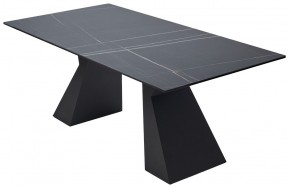 Стол БОГАРТ 200 TITANIUM BLACK PULIDO, керамика / Черный М-City в Верхней Салде - verhnyaya-salda.mebel24.online | фото 5