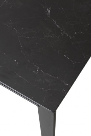 Стол CORNER 120 MATT BLACK MARBLE SOLID CERAMIC / BLACK, ®DISAUR в Верхней Салде - verhnyaya-salda.mebel24.online | фото 5
