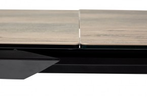 Стол CREMONA 180 KL-61 Под дерево, итальянская керамика / черный каркас, ®DISAUR в Верхней Салде - verhnyaya-salda.mebel24.online | фото 4