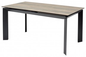 Стол CREMONA 180 KL-61 Под дерево, итальянская керамика / черный каркас, ®DISAUR в Верхней Салде - verhnyaya-salda.mebel24.online | фото 5