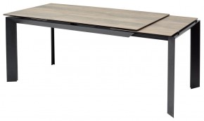 Стол CREMONA 180 KL-61 Под дерево, итальянская керамика / черный каркас, ®DISAUR в Верхней Салде - verhnyaya-salda.mebel24.online | фото 7