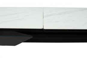 Стол CREMONA 180 KL-99 Белый мрамор матовый, итальянская керамика / черный каркас, ®DISAUR в Верхней Салде - verhnyaya-salda.mebel24.online | фото 12