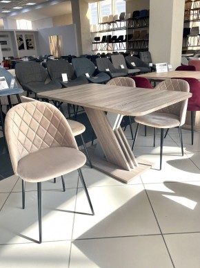 Стол EXEL 140 Дуб Трюфель/ Алюминий М-City в Верхней Салде - verhnyaya-salda.mebel24.online | фото 2