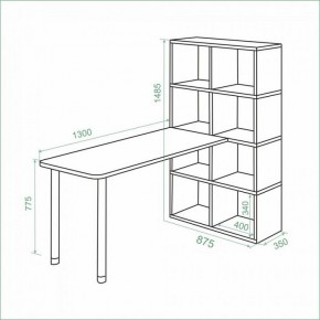 Стол компьютерный Bartolo в Верхней Салде - verhnyaya-salda.mebel24.online | фото 2