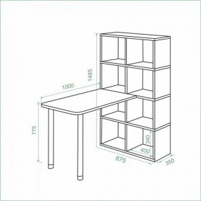 Стол компьютерный Bartolo в Верхней Салде - verhnyaya-salda.mebel24.online | фото 3