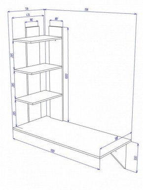 Стол компьютерный Домино Cross СтТ5 в Верхней Салде - verhnyaya-salda.mebel24.online | фото 2