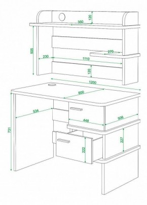 Стол компьютерный Домино нельсон СД-15 в Верхней Салде - verhnyaya-salda.mebel24.online | фото 3