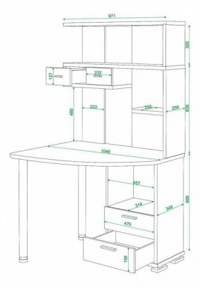 Стол компьютерный Домино нельсон СК-20 в Верхней Салде - verhnyaya-salda.mebel24.online | фото 5