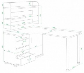 Стол компьютерный Домино нельсон СР-165М в Верхней Салде - verhnyaya-salda.mebel24.online | фото 2