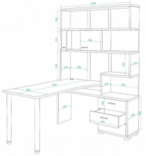 Стол компьютерный Домино нельсон СР-420/150 в Верхней Салде - verhnyaya-salda.mebel24.online | фото 2