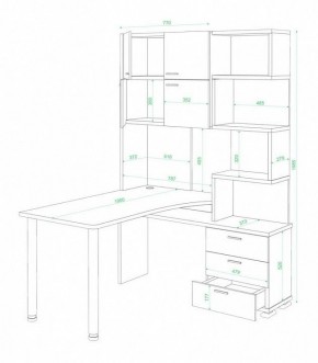 Стол компьютерный Домино нельсон СР-500М190 в Верхней Салде - verhnyaya-salda.mebel24.online | фото 3