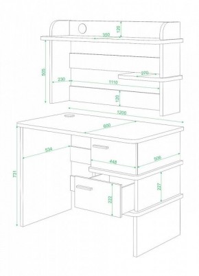 Стол компьютерный Домино СД-15 в Верхней Салде - verhnyaya-salda.mebel24.online | фото 2