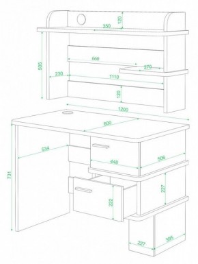 Стол компьютерный Домино СД-15 в Верхней Салде - verhnyaya-salda.mebel24.online | фото 2