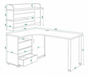 Стол компьютерный Домино СР-145М в Верхней Салде - verhnyaya-salda.mebel24.online | фото 5