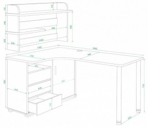 Стол компьютерный Домино СР-145М в Верхней Салде - verhnyaya-salda.mebel24.online | фото 2