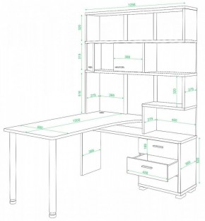 Стол компьютерный Домино СР-420/150 в Верхней Салде - verhnyaya-salda.mebel24.online | фото 2