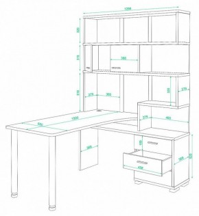 Стол компьютерный Домино СР-420/150 в Верхней Салде - verhnyaya-salda.mebel24.online | фото 2