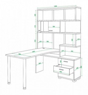 Стол компьютерный Домино СР-420130 в Верхней Салде - verhnyaya-salda.mebel24.online | фото 4