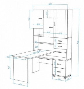 Стол компьютерный Домино СР-620/160 в Верхней Салде - verhnyaya-salda.mebel24.online | фото 3