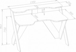 Стол компьютерный КСТ-118 в Верхней Салде - verhnyaya-salda.mebel24.online | фото 3