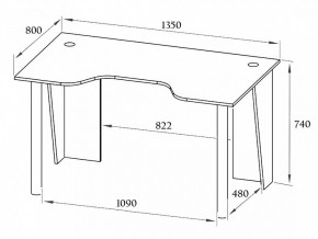 Стол компьютерный КСТ-18 в Верхней Салде - verhnyaya-salda.mebel24.online | фото 2