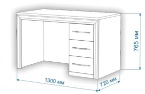 Стол компьютерный Нобиле СтЯ130+НСт130Д в Верхней Салде - verhnyaya-salda.mebel24.online | фото 3