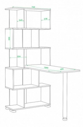 Стол компьютерный СЛ-5СТ в Верхней Салде - verhnyaya-salda.mebel24.online | фото 2