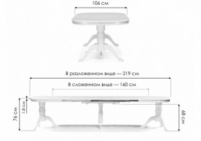 Стол обеденный Louvre в Верхней Салде - verhnyaya-salda.mebel24.online | фото 9