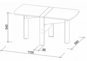 Стол обеденный СтК6 в Верхней Салде - verhnyaya-salda.mebel24.online | фото 3