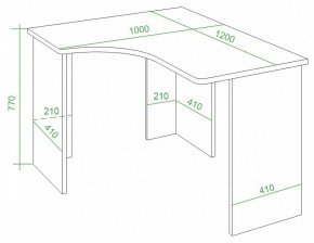 Стол письменный Домино Lite СКЛ-Угл120 в Верхней Салде - verhnyaya-salda.mebel24.online | фото 4