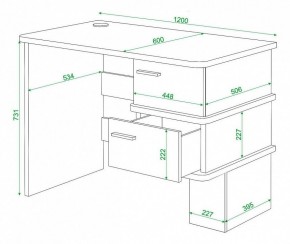 Стол письменный Домино СД-15С в Верхней Салде - verhnyaya-salda.mebel24.online | фото 4