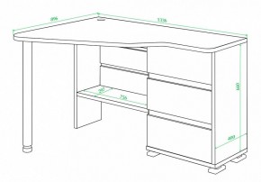 Стол письменный Домино СР-322С в Верхней Салде - verhnyaya-salda.mebel24.online | фото 2