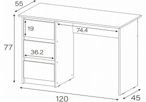 Стол письменный Идена в Верхней Салде - verhnyaya-salda.mebel24.online | фото 4