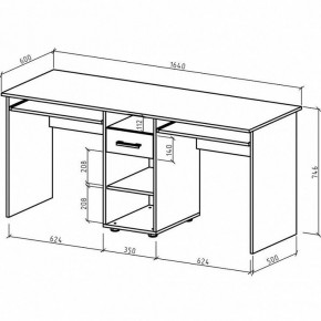 Стол письменный Остин в Верхней Салде - verhnyaya-salda.mebel24.online | фото 3