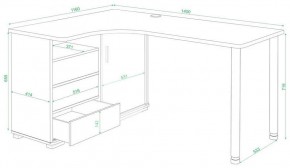 Стол письменный СР-145СМ в Верхней Салде - verhnyaya-salda.mebel24.online | фото 2