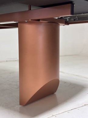 Стол ПУАНТО 200 TITANIUM LAWA NERO, керамика / МЕДЬ каркас М-City в Верхней Салде - verhnyaya-salda.mebel24.online | фото 5