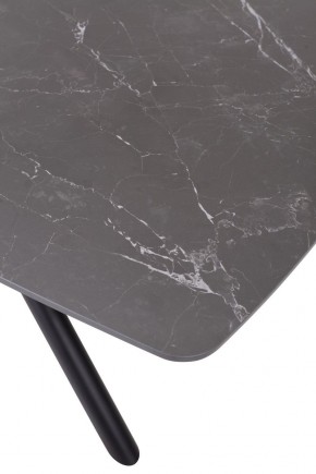 Стол RIVOLI 140 MATT BLACK MARBLE SOLID CERAMIC / BLACK, ®DISAUR в Верхней Салде - verhnyaya-salda.mebel24.online | фото 10