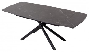 Стол RIVOLI 140 MATT BLACK MARBLE SOLID CERAMIC / BLACK, ®DISAUR в Верхней Салде - verhnyaya-salda.mebel24.online | фото 3