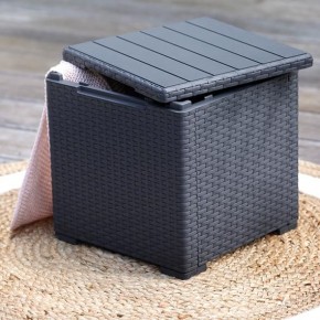Стол с функцией хранения Виго (Vigo storage box) графит в Верхней Салде - verhnyaya-salda.mebel24.online | фото 1