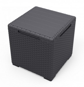 Стол с функцией хранения Виго (Vigo storage box) графит в Верхней Салде - verhnyaya-salda.mebel24.online | фото 2