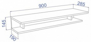 Стол туалетный Cross КП1 в Верхней Салде - verhnyaya-salda.mebel24.online | фото 2