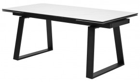 Стол VASTO 180 MARBLES KL-99 Белый мрамор матовый, итальянская керамика/ черный каркас, ®DISAUR в Верхней Салде - verhnyaya-salda.mebel24.online | фото