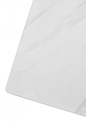 Стол VASTO 180 MARBLES KL-99 Белый мрамор матовый, итальянская керамика/ черный каркас, ®DISAUR в Верхней Салде - verhnyaya-salda.mebel24.online | фото 7