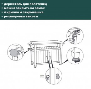 Столик для барбекю 207 Л (Unity XL 207L) в Верхней Салде - verhnyaya-salda.mebel24.online | фото 9