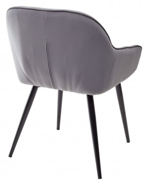 Стул BREEZE BLUVEL-14 GREY, велюр / черный каркас М-City в Верхней Салде - verhnyaya-salda.mebel24.online | фото 2