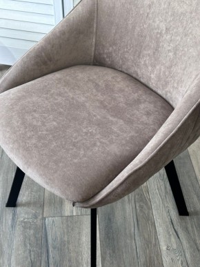 Стул CASA, 360 град. поворот. B5 Капучино, велюр / черный каркас,М-City в Верхней Салде - verhnyaya-salda.mebel24.online | фото 3