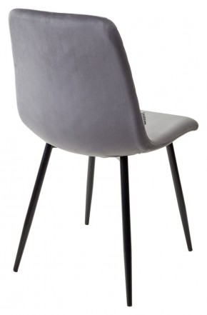 Стул DUKE BLUVEL-14 GREY, велюр / черный каркас М-City в Верхней Салде - verhnyaya-salda.mebel24.online | фото 3
