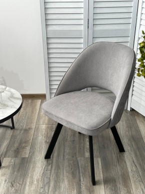 Стул DUNA 360 град. поворот. B22 Серый, велюр / черный каркас, М-City в Верхней Салде - verhnyaya-salda.mebel24.online | фото 8